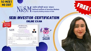 SEBI Investor Certification Examination by NISM How to enroll amp syllabus ✅👍 nismexam sebi [upl. by Osnerol]