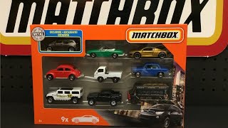 Matchbox 9 Pack 2020 BMW i3 Unboxing [upl. by Priest]