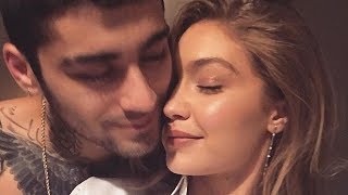 Gigi Hadid Posts ADORABLE Pic With BF Zayn Malik [upl. by Nickie]