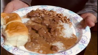 Easy Venison Recipe Deer Tips and Rice [upl. by Suoirad]