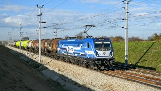 Vonatok az Ostbahnon Gramatneusiedlben Trains on the Ostbahn railway line at Gramatneusiedl [upl. by Emad902]