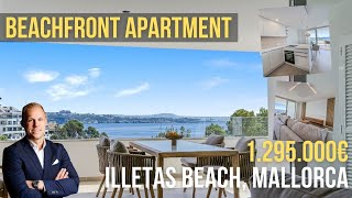 Beachfront Apartment in Mallorca at Illetas Beach  MALLORCA AGENT Luxury Real Estate [upl. by Nala]