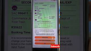 UTS Ticket Booking Process  General Ticket Booking kaise kare  Online UTS Ticket indianrail uts [upl. by Eillek]