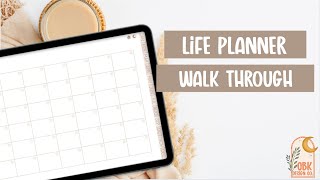 Undated Life Planner Overview  CBK Design Co  New Release 31624 [upl. by Sikata700]