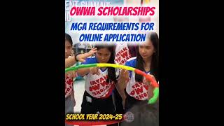 OWWA SCHOLARSHIPS REQUIREMENTS FOR ONLINE APPLICATION owwa scholarship ofw philippines [upl. by Namurt]