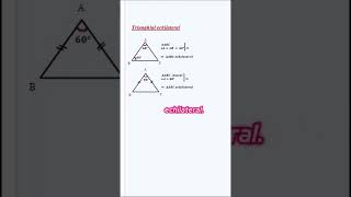 gp25 Triunghiul isoscel cu un unghi de 60 de grade este un triunghi echilateral short shorts [upl. by Crescin]