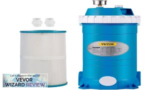 VEVOR Pool Cartridge Filter 150Sq Ft Filter Area Inground Pool FilterAbove Ground Review [upl. by Leunas992]