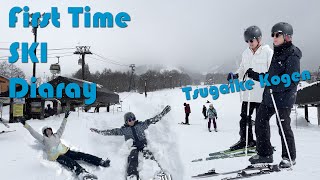 japan vlog  เล่น SKI ครั้งแรกในชีวิต  ที่ Hakuba  Tsugaike Kogen Ski Resort [upl. by Aitan853]