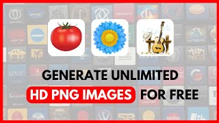 Generate Unlimited HD PNG Images For Free For Designing amp YouTube Thumbnail  9 Pro Tech [upl. by Masterson]