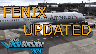 MSFS 2024  FENIX A319320321 UPDATED  Crash fix EFB fix and a lot more [upl. by Inalem]