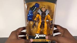 Marvel Legends Sabretooth Xmen Apocalypse Wave Action Figure Review [upl. by Noyad116]