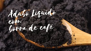 Como Fazer adubo liquido caseiro com borra de cafÃ© PASSO A PASSO [upl. by Herriott]