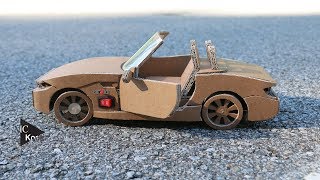 How to make RC CarBMW Z4  Amazing Cardboard DIY [upl. by Iiette656]