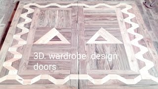 wardrobe sliding door design wooden [upl. by Roos]