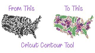 3 Minute Cricut Tip  Contour Layers From A Solid Image [upl. by Ever]