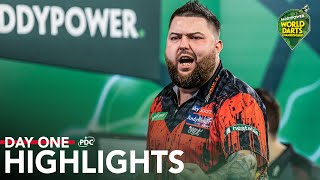 THE CHAMP RETURNS  Day One Highlights  202324 Paddy Power World Darts Championship [upl. by Binnings660]