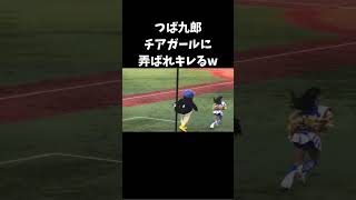 つば九郎、チアガールに弄ばれキレるw 野球 ヤクルト プロ野球 チアガール つば九郎 [upl. by Rosalba]