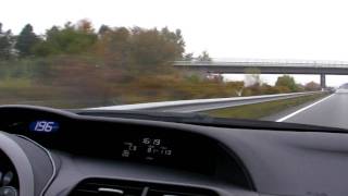 Honda Civic 18 Sport Acceleration on German Autobahn [upl. by Eelarak]