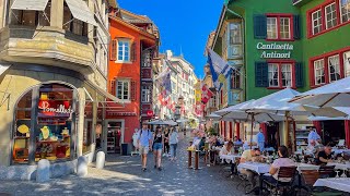 Zurich 4K  A Stunning Walking Tour Through Switzerlands Largest City  Old Town  Travel Vlog [upl. by Anauqahs]