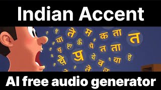 Generate Indian accent AI audio for free using python [upl. by Lavine850]