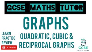 Drawing Quadratic Cubic amp Reciprocal Graphs  Grade 5 Series  GCSE Maths Tutor [upl. by Andre]