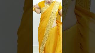 How to wear silk saree for Beginners  Saree draping with perfect pleats  Saree drape Style [upl. by O'Neill117]