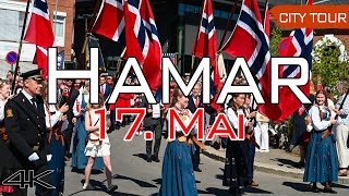 Hamar 17th May Celebration of Сonstitution Day of Norway [upl. by Euqirne]