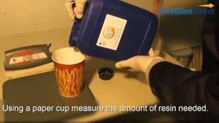 How to mix resin and catalyst [upl. by Sinai]