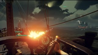 Athena Gilded Guild Galleons Battle Vs Solo Sloop Yoinker LMAO  SOT [upl. by Ennaillek529]