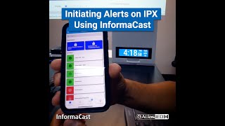 How easy is it to launch a mobile alert from InformaCast to an IP endpoint shorts [upl. by Gil]