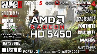 🔵Amd HD 5450 in 30 games Revisit in 2022 [upl. by Lawry]