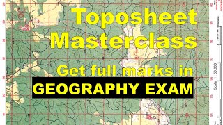 TOPOSHEET MASTERCLASS GEOGRAPHY ICSE CLASS 10 BY JAYANT KUMAR PADHI [upl. by Yclek]