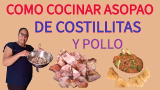 Asopao de Pollo con Costillitascocinandoenfamiliard [upl. by Rashida]