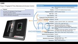 Realand Bio Fingerprint Facial Recognition ID Card and Password Time Attendance amp Access Control [upl. by Enamrej]