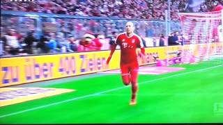 Arjen Robben goal celebration fail [upl. by Bittencourt156]