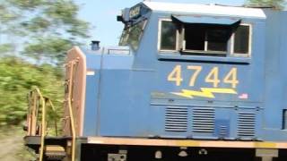 EMD Led Intermodal Train In Shenandoah Junction WV [upl. by Yllod534]