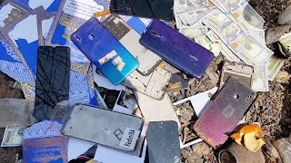 i Found Many Broken Phones and More from Garbage Dumps  Restore OPPO F11 Cracked Phone [upl. by Aztiley]