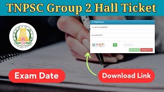 GROUP 22A HALL TICKET DOWNLOAD TNPSC 2024 [upl. by Otokam21]