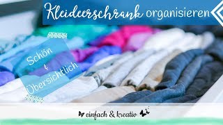 Kleiderschrank ausmisten und organisieren  Die Ordnungsfee [upl. by Abagail]