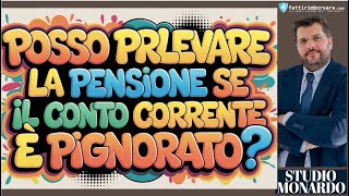 FattiRimborsarecom  Posso prelevare la pensione se il conto corrente è pignorato [upl. by Jain]