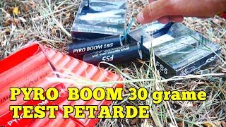 TEST PETARDE FS6 PYRO BOOM 18g  30g Firecracker Compilation  Vuurwerk петарды [upl. by Burris929]