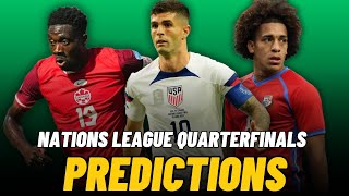 Concacaf Nations League Quaterfinals Predictions [upl. by Ymmik]