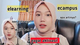 BANYAK MAHASISWA YANG GAK TAU  ecampus dan elearning universitas terbuka universitasterbuka [upl. by Lili]