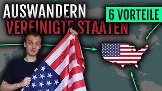 Auswandern USA 🇺🇸  6 Vorteile in 60 Sekunden [upl. by Reteip766]