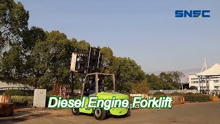 fd50 5 ton 5t diesel engine forklift 12 months after sales service [upl. by Luis]