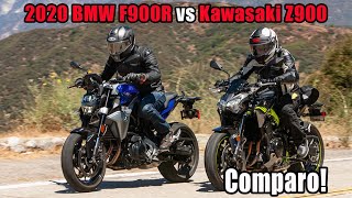 2020 BMW F900R vs Kawasaki Z900 [upl. by Olimac919]