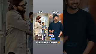 Vote your favorite Star vijaythalapathy aluuarjun foryou southindian Stars [upl. by Anaig]