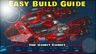 The Greatest Fighter in Starfield  Easy Ship Building Guide for Starfield Combat Ships [upl. by Notfilc]