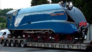 A4 60010  4489 Dominion of Canada leaving NRM Shildon enroute NRM York 280513 [upl. by Lose767]