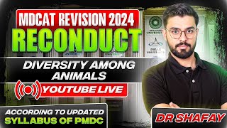 MDCAT Reconduct 2024  Diversity Among Animals  Revision Classes  Sindh  SZABMU  Biology [upl. by Dusa]